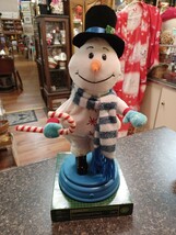 Gemmy Animated Snowman Sings Dances Blue Base  I&#39;ve Got the Power  See V... - $67.87 CAD