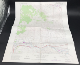 1982 Verdi Nevada NV Quadrangle Geological Survey Topo Map 22&quot; x 27&quot; USGS - £7.60 GBP