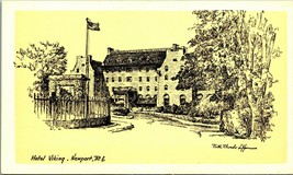 Ruth Rhoads Lepper Gardiner Artist Signed Hotel Viking Newport RI Postcard Q18 - £10.43 GBP