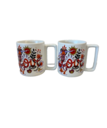 STARBUCKS 12 oz Ceramic Mugs, Love Hearts XO Kisses Design, Set of 2 NIB - €25,30 EUR