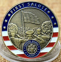 US Army  2nd Lt First Salute Oath Of Office Coin Challenge - £11.56 GBP