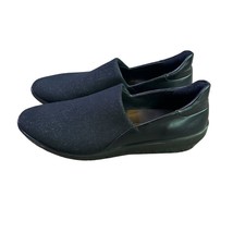 Ecco Incise Urban Slip-On Shoes Leather Low Wedge Comfort Size 39 8 US Women&#39;s - $39.91