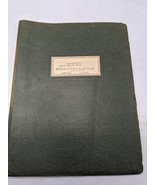 Girl Scouts DuPage County Lombard Illinois Intermediate Troop Record Book - £16.15 GBP