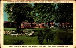 Vintage POSTCARD-LAKESIDE Camp, CLERMONT-MINNEOLA, Florida BK54 - £3.91 GBP