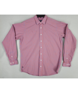 Brooks Brothers Shirt Boy’s XL Cotton Blue Orange Plaid Dress Button Up ... - £11.66 GBP