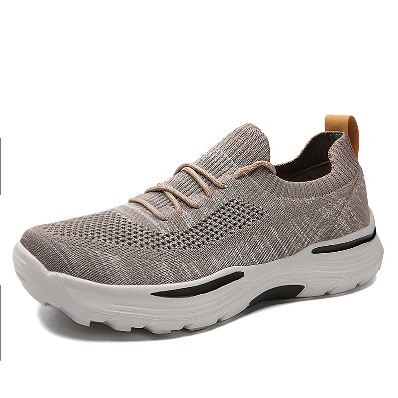 Spring Autumn New Men Casual Shoes Breathable Mesh Lace-up Lightweight Walking S - £65.08 GBP