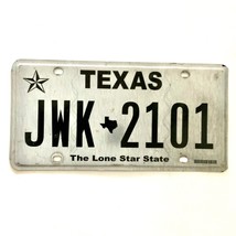 Untagged United States Texas Lone Star Passenger License Plate JWK 2101 - $229.03 MXN