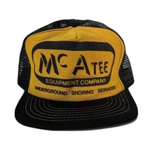 McAtee Equipment Company Hat Wynonna Underground Shoring Services Constr... - £120.03 GBP