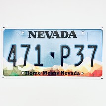  United States Nevada Home Means Nevada Passenger License Plate 471 P37 - £13.24 GBP