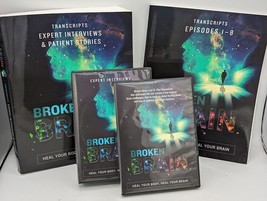 DVD Broken Brain Heal Your Body Brain Book Transcript Workbook Lot - £16.96 GBP