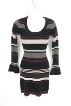 Cupcakes And Cashmere Striped Bodycon Sweater Dress XS NWT $118 - $37.62