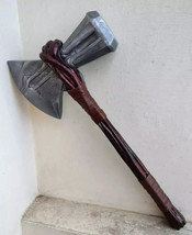 Avengers Infinity War Thor Stormbreaker 1:1 Metal Axe Prop Hammer Weapon... - $182.78