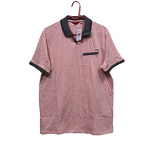 Guess Los Angeles Polo Shirt Denver Short Sleeve Johnny Men’s Large Vapor Rose - $24.75