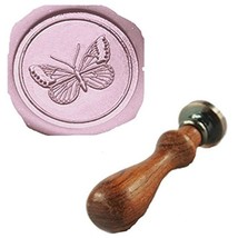 Vintage Butterfly Wax Seal Sealing Stamp Embellishment Wedding Invitation Card S - $13.99