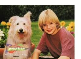 David Gallagher teen magazine pinup clipping with Happy 7th Heaven pink shirt - £3.92 GBP