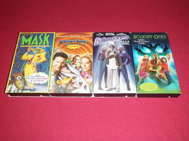 Lot Of 4 VHS The Mask Animated Series Scooby-Doo Looney Toons Galaxy Quest - £18.79 GBP