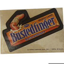 Topps Wacky Pack Card Bustedfinger Candy 1973 2nd Series USA Made - £4.69 GBP