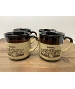 Vintage Hardee’s Rise &amp; Shine Mugs Set of 4 Homemade Biscuits 1989 Adver... - €25,75 EUR