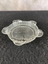 Vintage Clear Glass Ashtray with 5 Holders  - £10.25 GBP