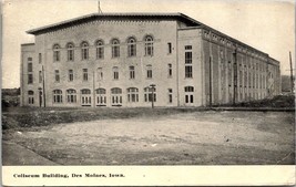 Des Moines Iowa(IA) Coliseum Building DB Unposted 1907-1915 Antique Post... - £5.97 GBP