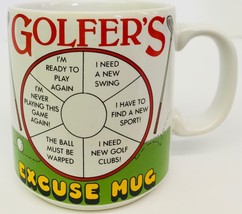 Golfers Excuse Mug The Golf Club Papel Coffee Cup Swing Sport Playing Game - £12.71 GBP