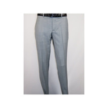 Men Suit BERLUSCONI Turkey 100% Italian Wool Super 180's 3pc Vested #Ber8 Gray image 10