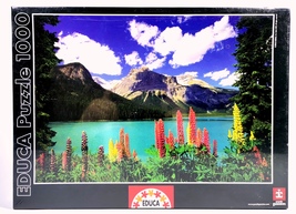 1000 pieces Jigsaw Puzzles Educa Borras Emerald Lake and Canadian Rockie... - $25.00