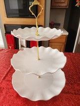 3 Tier Cupcake Stand Holder Plastic Stand Tower 9.84&quot;L x 5.91&quot;W x 14.56&quot;H - $15.59