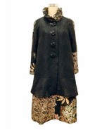 An Ren long coat in BLACK - $265.00