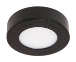 Purevue Led Puck Light In A Black Finish, Bright White - $38.99