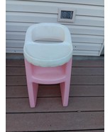 Vintage 1990s Little Tikes Child Size Baby Doll High Chair 24 inch Prete... - $49.50