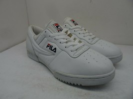 FILA Men&#39;s Low-Cut Original Fitness Casual Leather Sneaker White/White Size 12M - £22.77 GBP