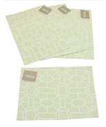 Trellis Sandstone Place Mats 13.5x19 inches Cotton Set of 4 - $19.79