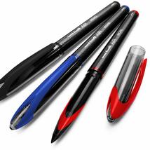 Uni-Ball AIR Micro - 0.5mm Fine Rollerball - Pack of 3 - Black, Blue, and Red -  - £5.88 GBP