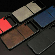 For Samsung Galaxy Z Flip 3 5G  Leather Flip back hard Case Cover - £53.04 GBP