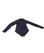 Lululemon Long Sleeve Zip Back Paddle Suit UVP Surf Swim 0/2? Black Deep... - £54.99 GBP