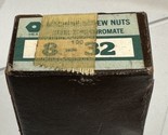 Box of 100 Whitney Screw 8-32 Machine Screw Hex Nuts NOS Vintage USA - $12.38