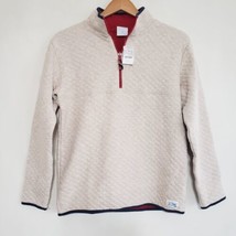 Crewcuts XL Pullover J Crew Reversible Quilted Half Zip Sweatshirt Top 1... - $38.56