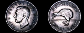 1948 New Zealand 1 Florin World Coin - George VI - $9.99