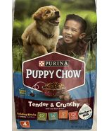 Purina Puppy Chow Tender &amp; Crunchy with Beef &amp; Rice (NET WT 1-4 LB) Bag,... - £17.68 GBP