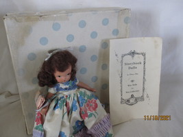 Nancy Ann Storybok Bisque Doll #184: Friday's Child, Orig. Doll, Box & Booklet - $50.00