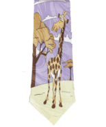 Giraffe Animal PURPLE Necktie - $19.99