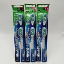 Oral B CrossAction Power Electric Toothbrush Replacement MEDIUM Heads 6 TOTAL - $29.02