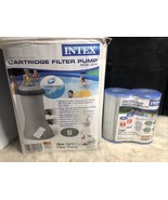 Intex Above Ground Pool Krystal Clear Filter Model 637R with 2 new Filters - £62.03 GBP