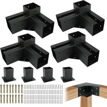 The 3-Way Right Angle Corner Bracket For 4X4 Inch Wood Beams Is Part Of The - £86.01 GBP