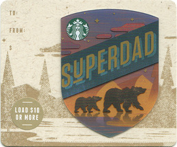 Starbucks 2019 Superdad Mini Collectible Gift Card New No Value - £1.56 GBP