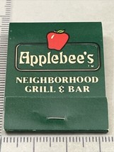 Vintage Matchbox Cover   Applebee’s Neighborhood Grill &amp; Bar gmg  Unstruck - £9.70 GBP