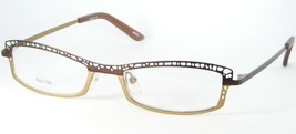 NEW Mandalay M740 BROWN EYEGLASSES GLASSES METAL FRAME 49-18-135mm Japan - $20.84 CAD