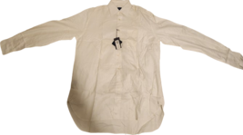 Enzone Italy Men&#39;s White Slim Fit Button-Up Shirt (Size 39) - $36.00