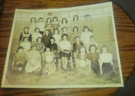 Vintage Black &amp; White 8x10 Girls Cub Volleyball? Sports Well Dressed Cute - £17.42 GBP